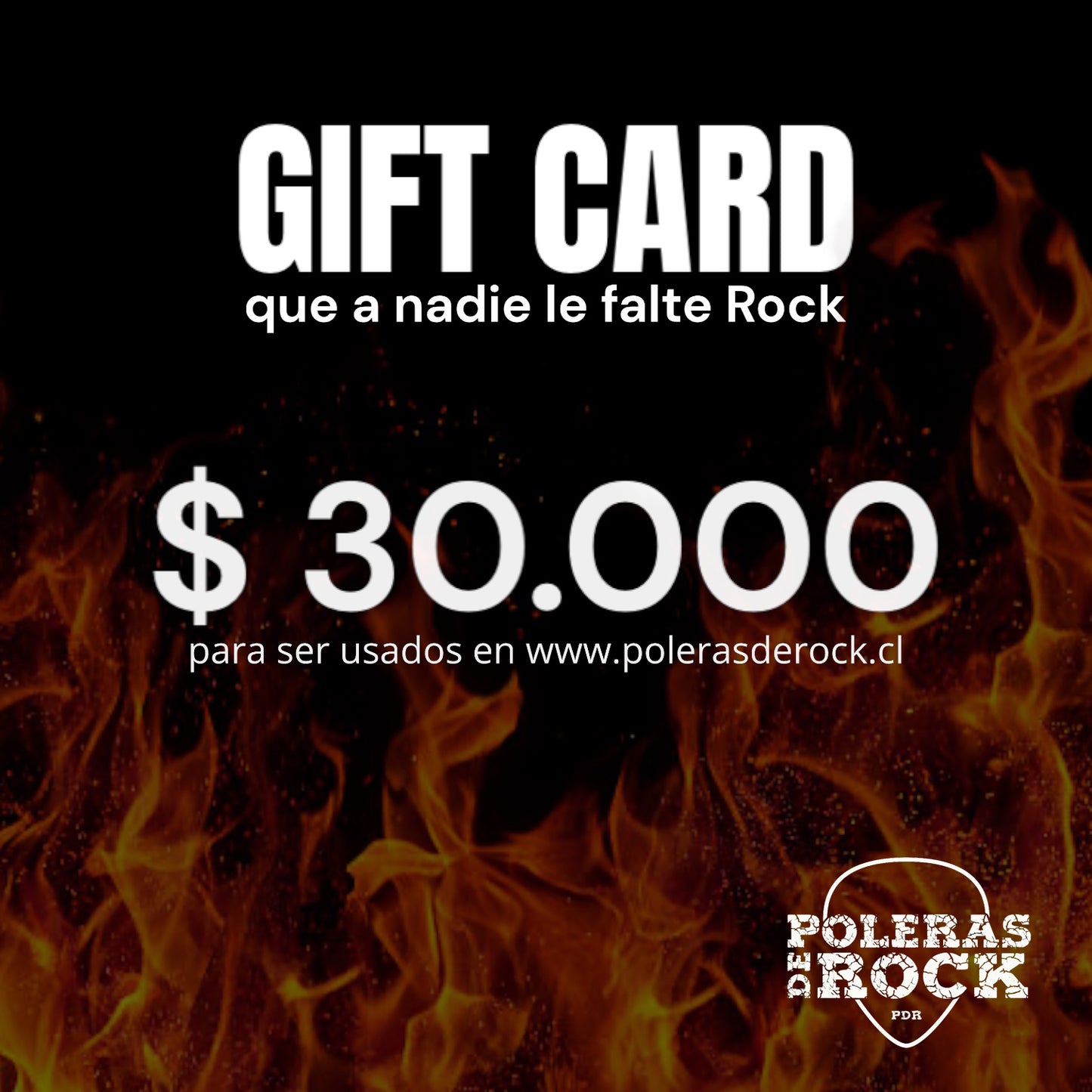 Gift Card Poleras de Rock 🔥