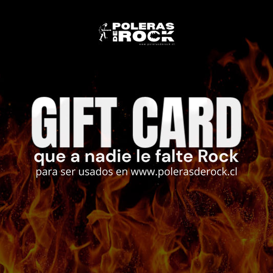 Gift Card Poleras de Rock 🔥