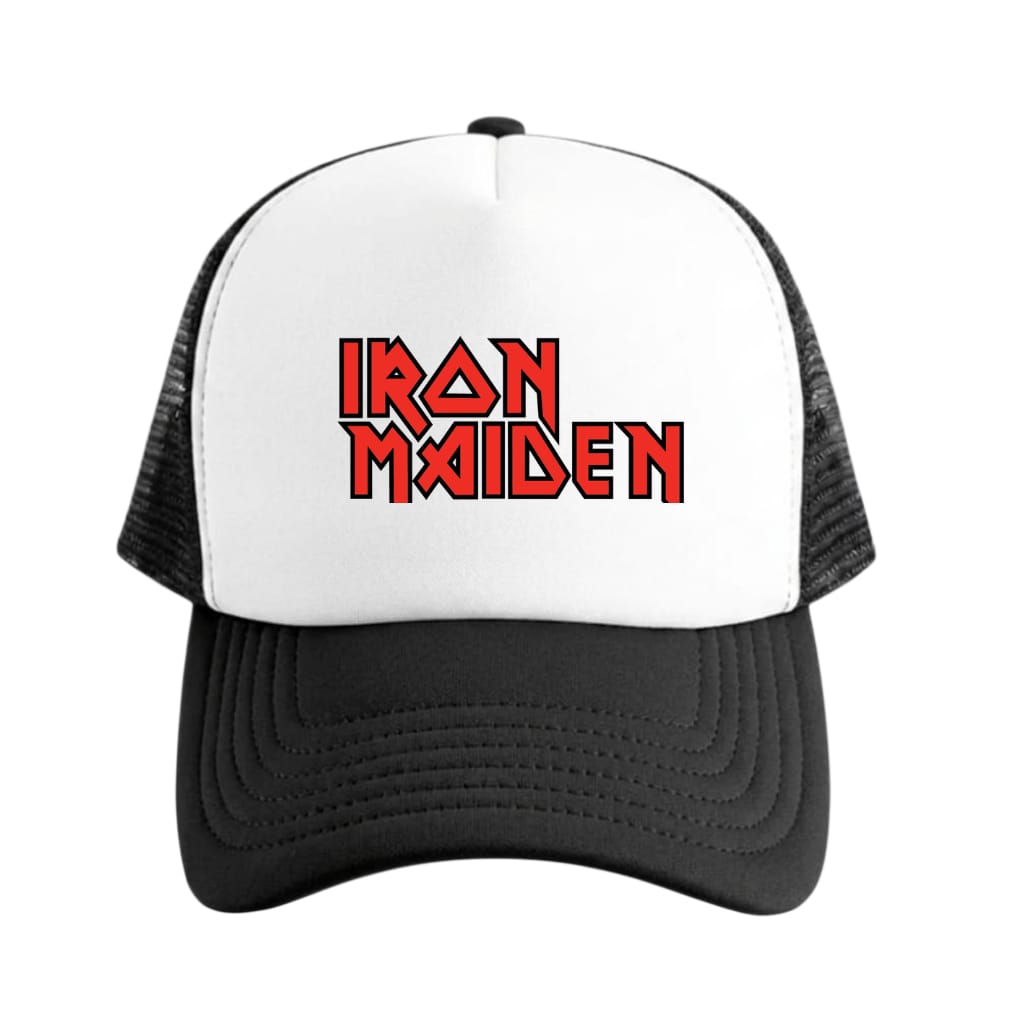 Jockey de Iron Maiden con logo de la banda