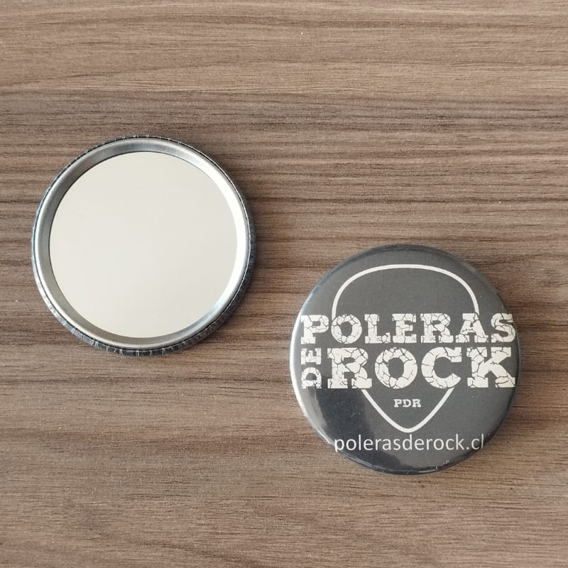 Chapa Poleras de Rock (Espejo)