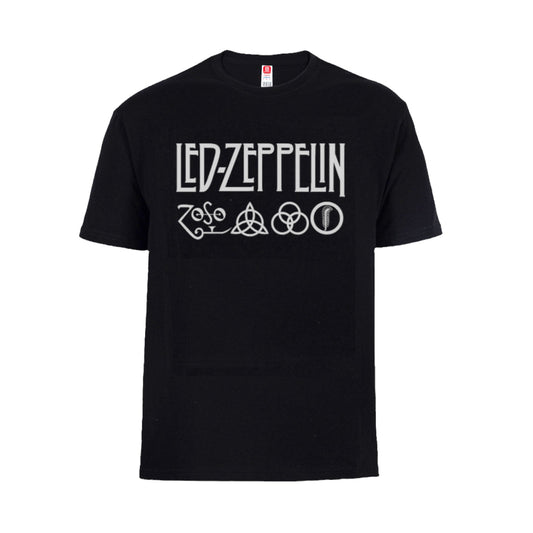Polera Led Zeppelin Logo (Negra)