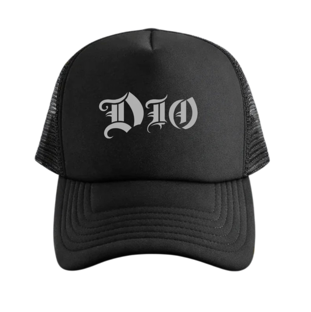 Jockey Trucker Negro - Ronnie James Dio (Tipografía Clásica)