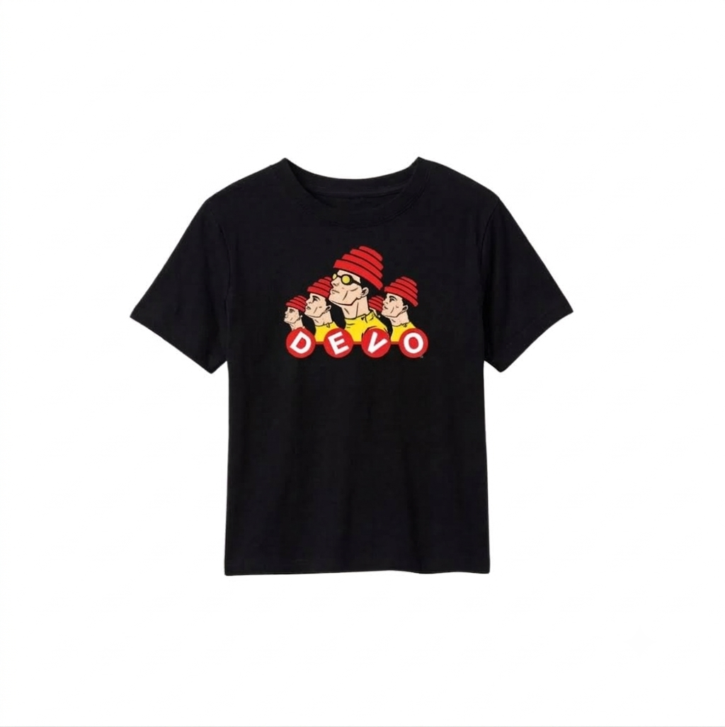 Polera Niño Devo Energy Dome Rock Clásico – Negra