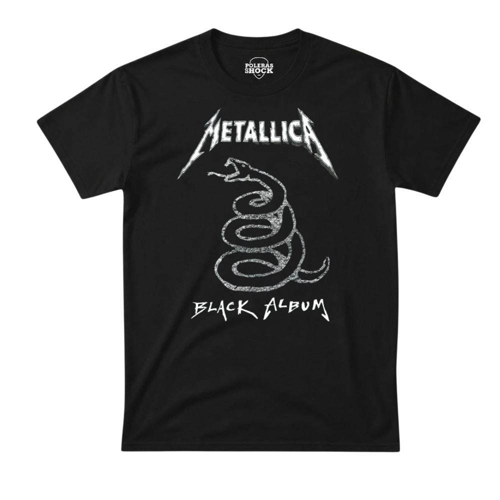 Polera Metallica - Black Album (Clásica)