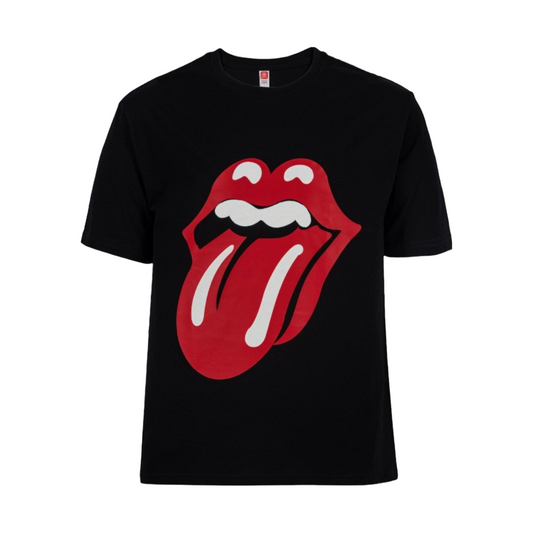 Polera The Rolling Stones Logo (Negra)