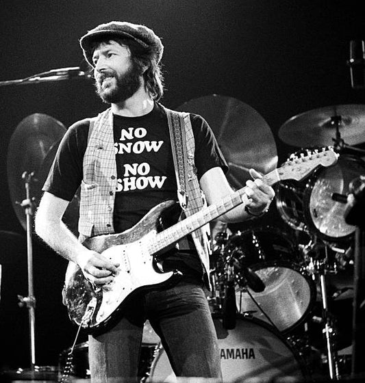 Polera de Eric Clapton, diseño No Snow No Show — otra vista