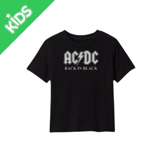 Polera ACDC Kids