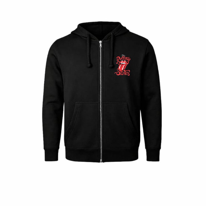 Poleron The Rolling Stones (Cierre y capucha) estampado por ambos lados