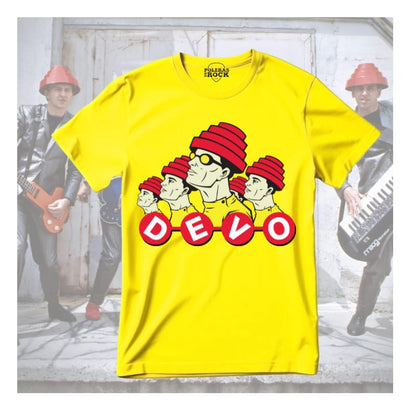 Polera amarilla de Devo