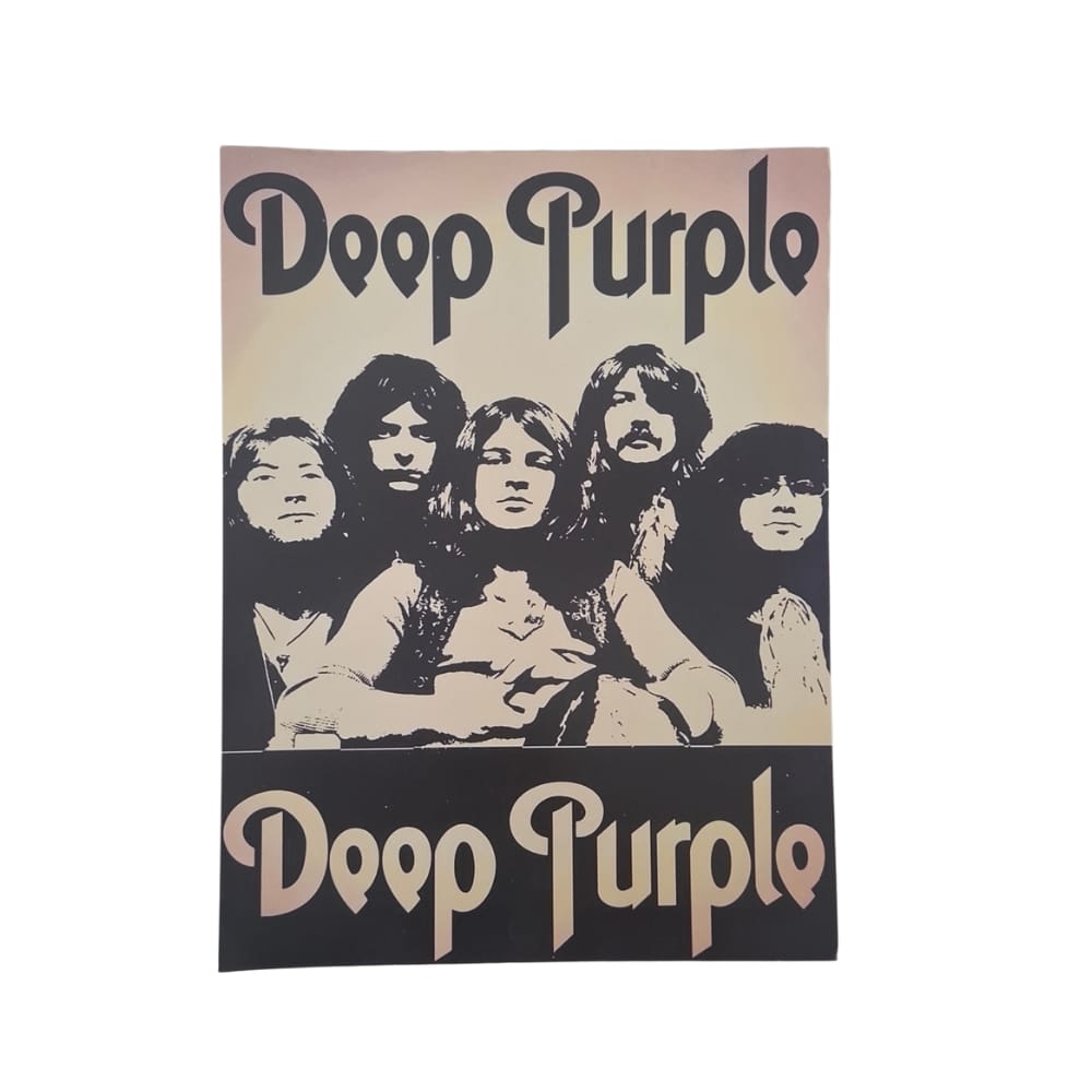 Póster Coleccionable: Deep Purple - Arte Icónico