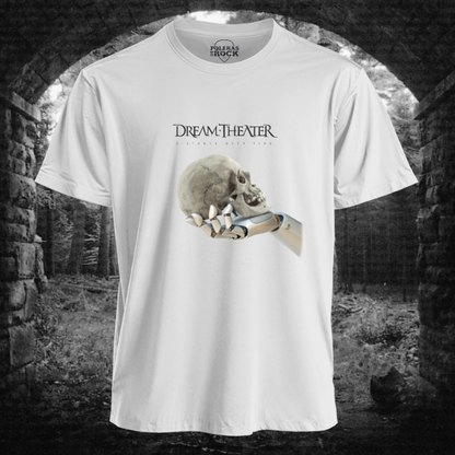 Polera blanca de Dream Theater