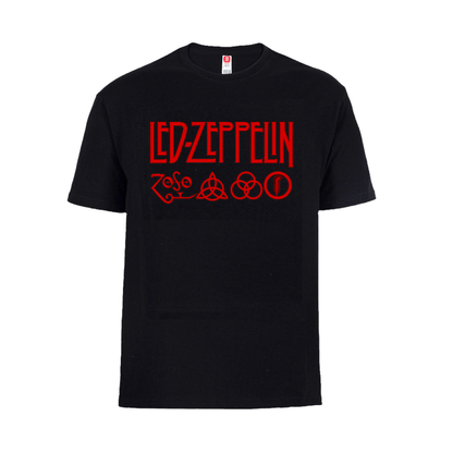 Polera Led Zeppelin Logo (Logo Rojo)