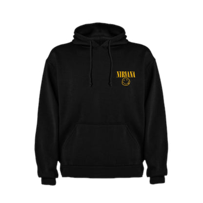 Polerón de Nirvana con logo en el pecho