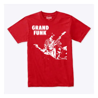 Polera roja de Grand Funk Railroad