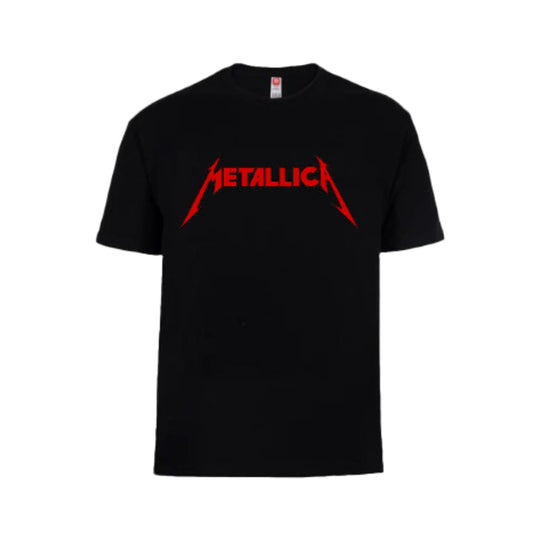 Polera Metallica Logo (Rojo)