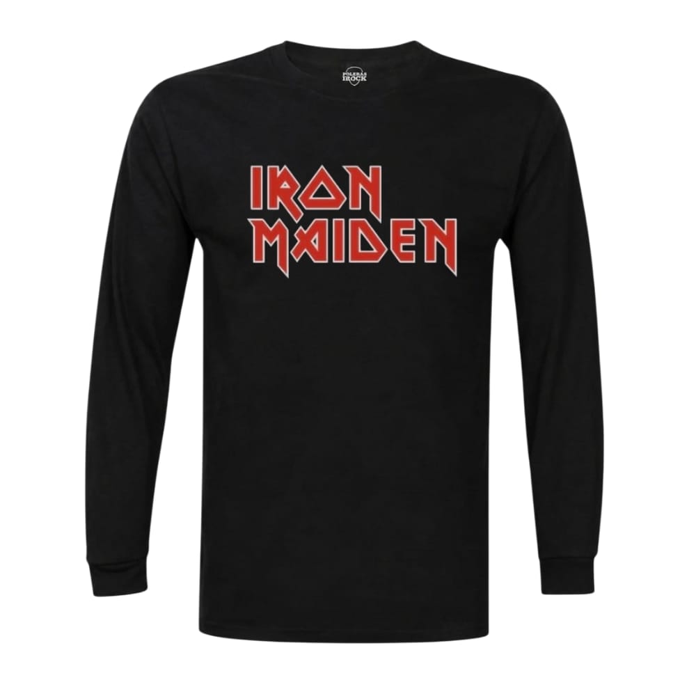 Iron Maiden Manga Larga – Clásico Metal Británico