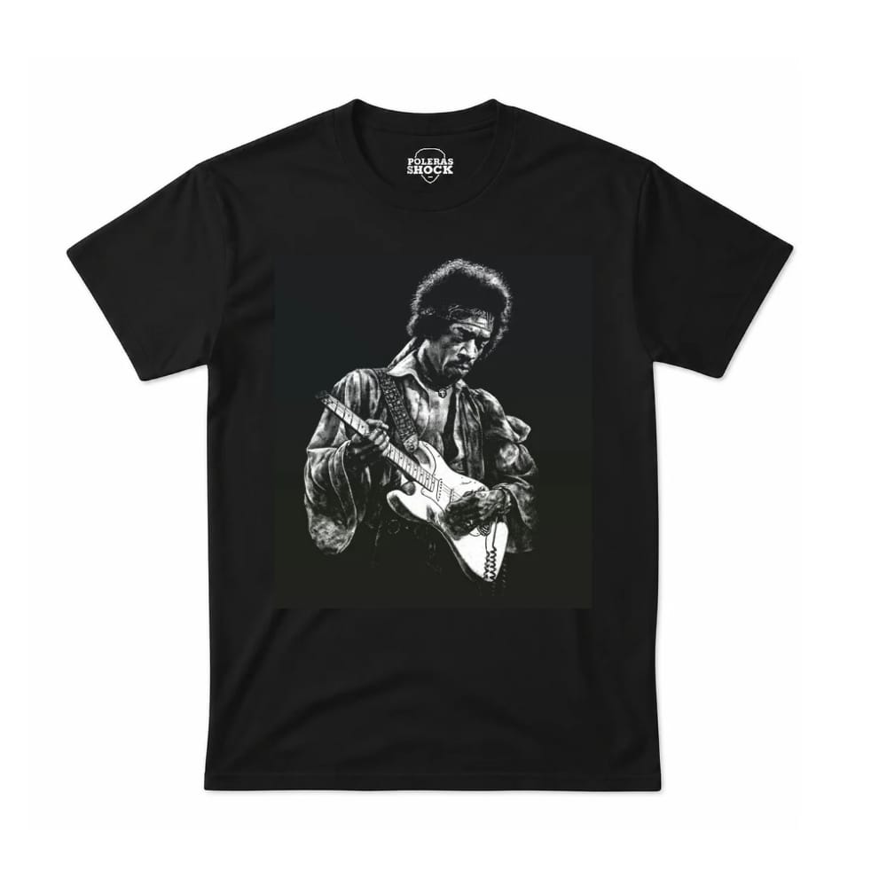 Jimmy Hendrix Vintage Guitar Black
