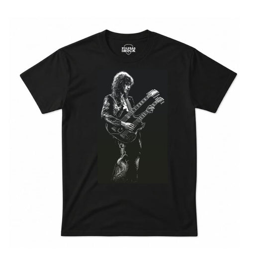 Jimmy Page Double Neck Guitar Vintage Black