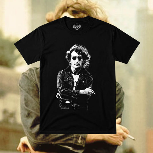 John Lennon Vintage Portrait Black