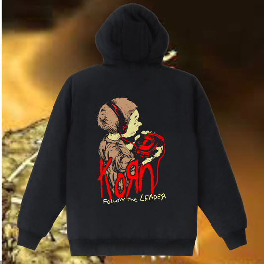 Poleron Korn Follow The Lider (Canguro)