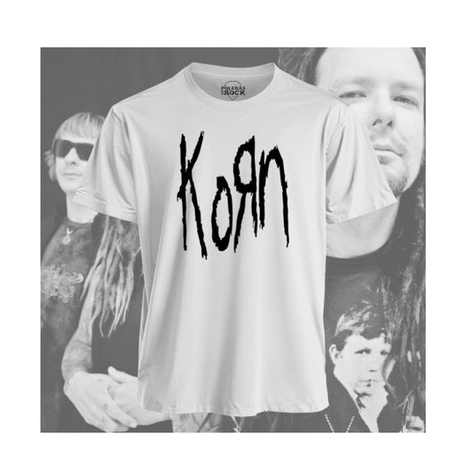 KORN (Blanca logo negro)