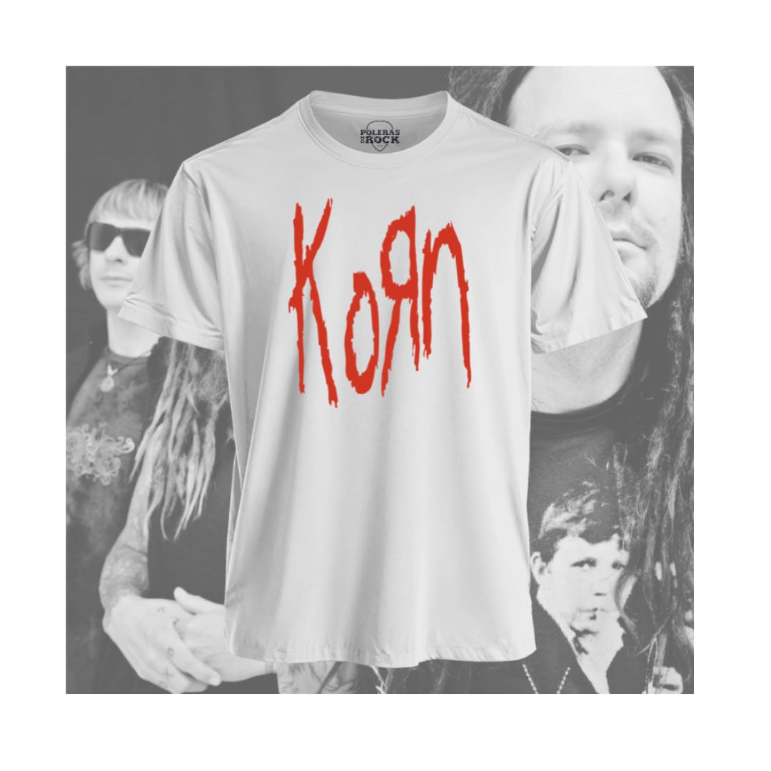 KORN (Blanca logo rojo)