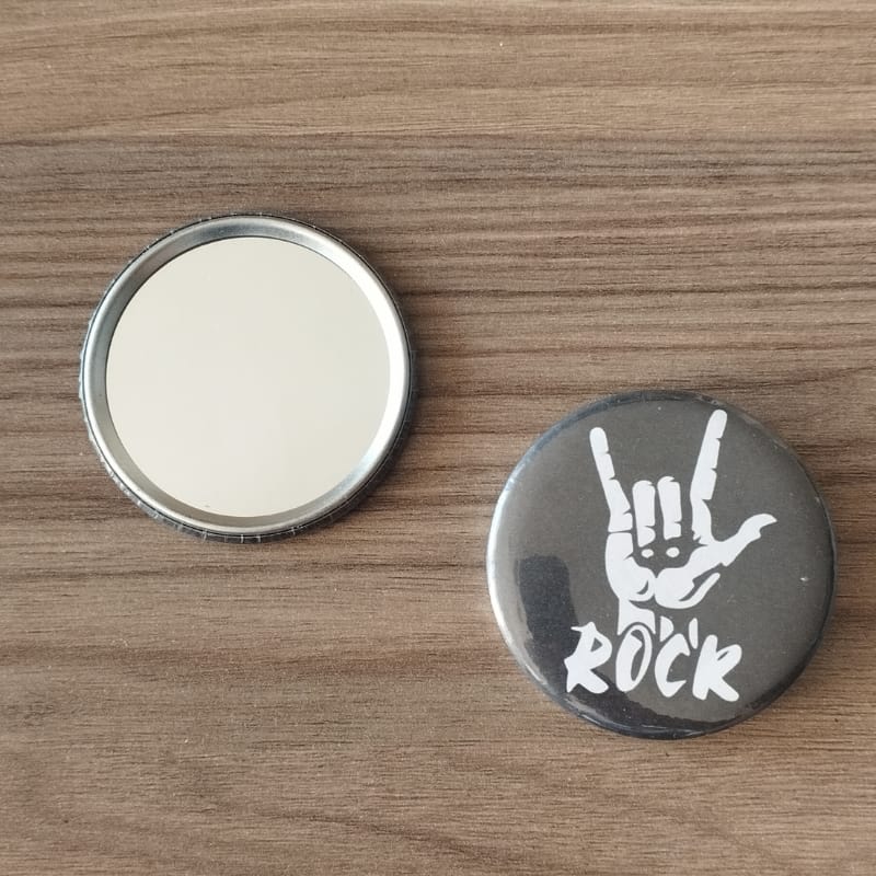 Chapa espejo Mano Rock