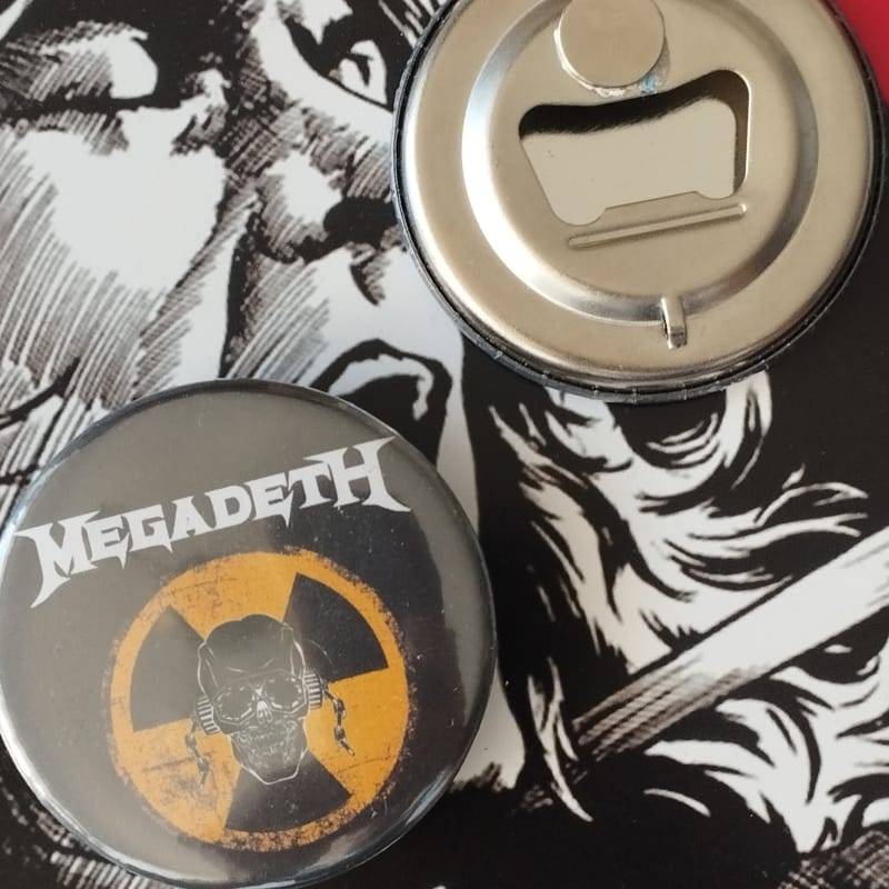 Chapa destapador imán de Megadeth