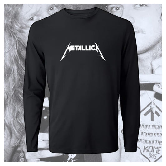 Metallica logo Manga Larga (Negra)