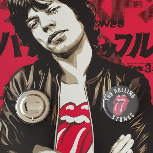Chapa Mick Jagger (Destapador)