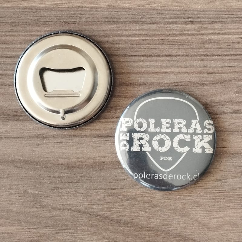 Chapa Poleras de Rock (Destapador)
