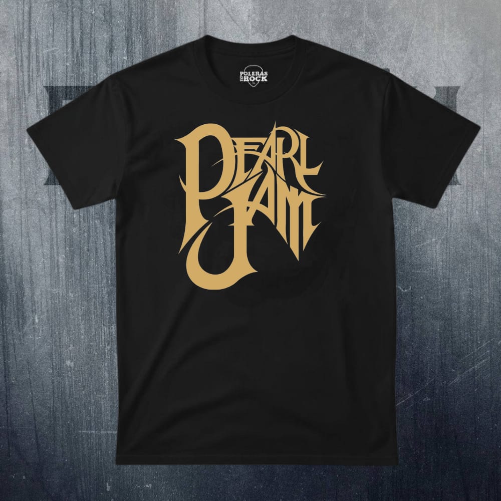 Pearl Jam Logo dorado