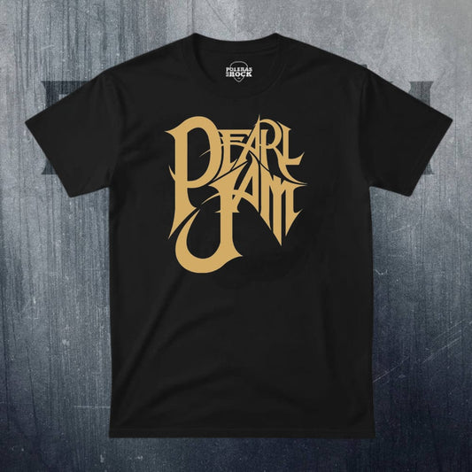 Pearl Jam Logo dorado
