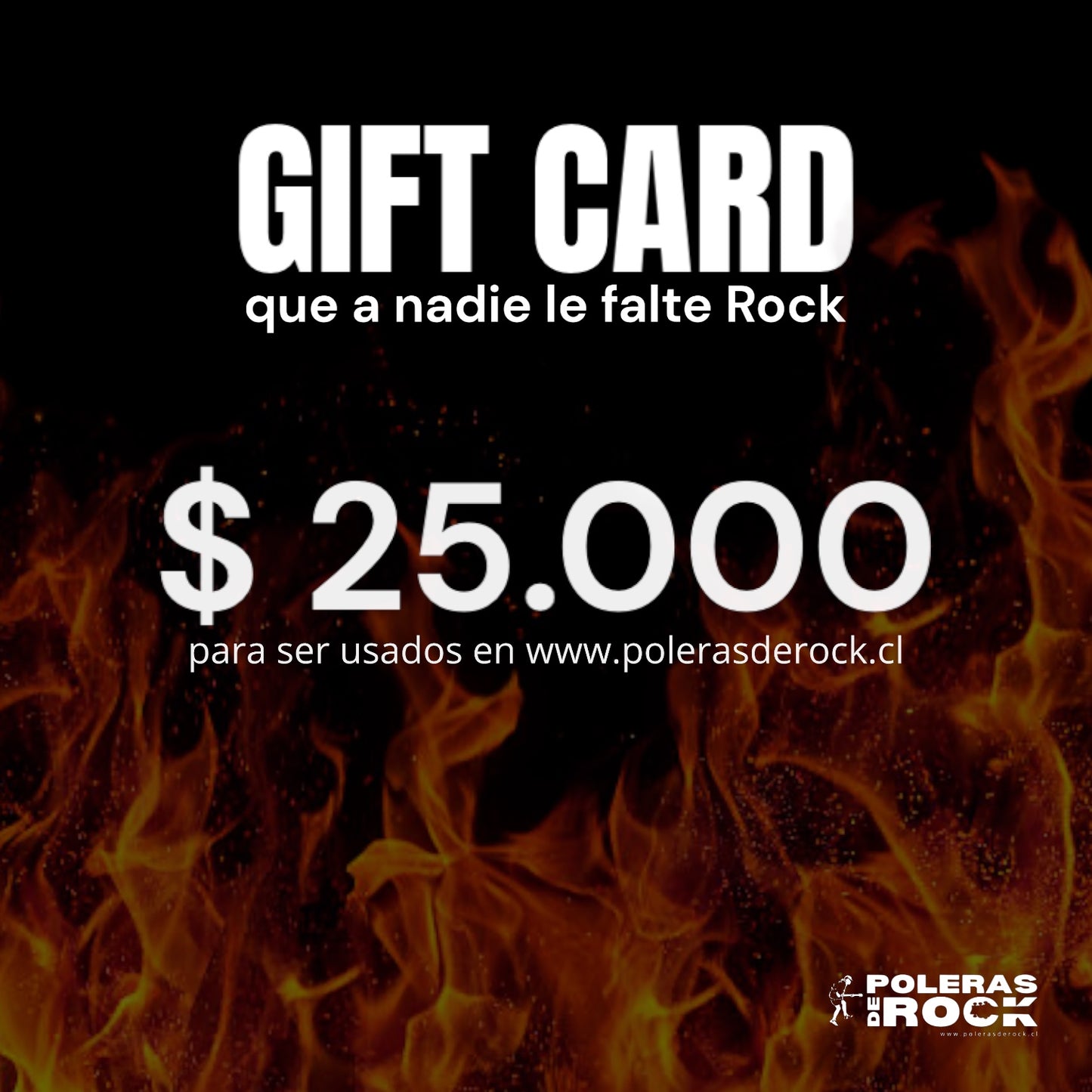 Gift Card Poleras de Rock 🔥