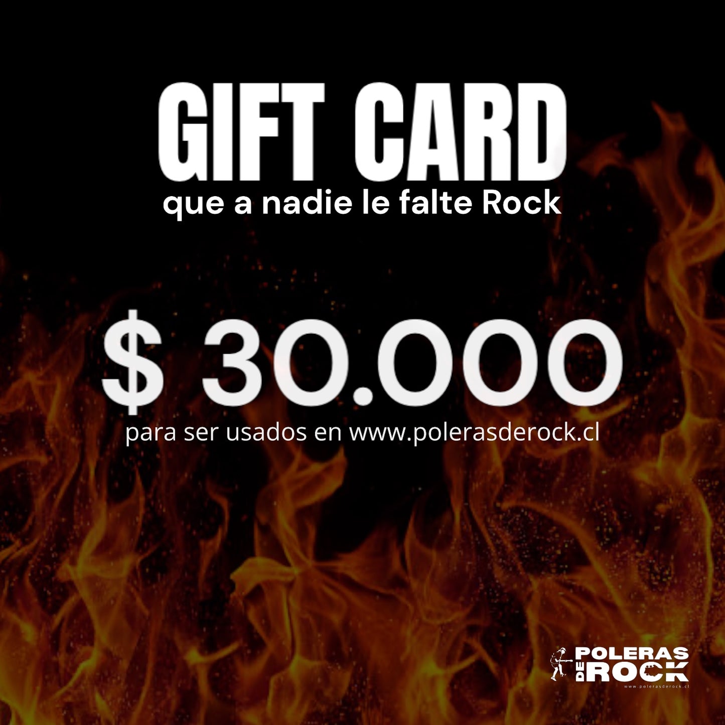 Gift Card Poleras de Rock 🔥