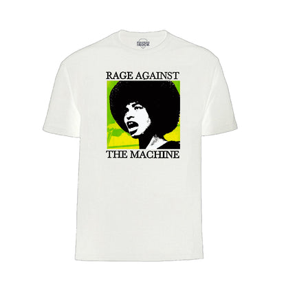 Rage Against The Machine - Angela Davis (Polera Blanca)