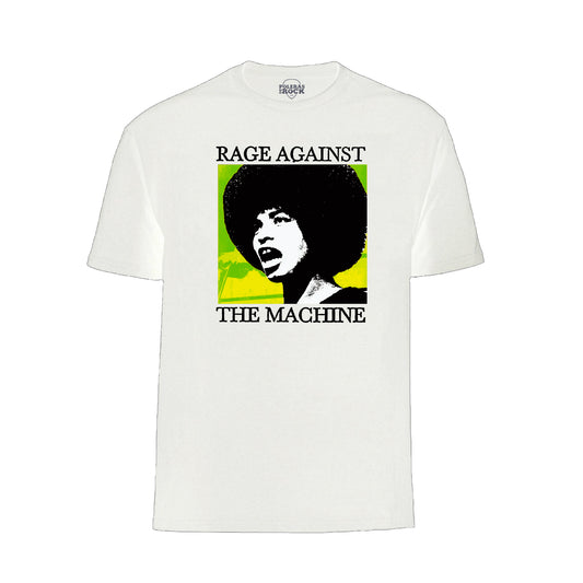 Rage Against The Machine - Angela Davis (Polera Blanca)