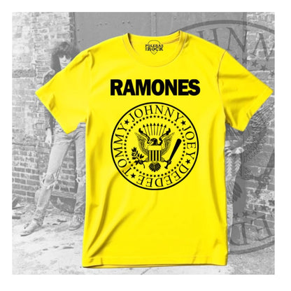 The Ramones amarilla logo (negro)