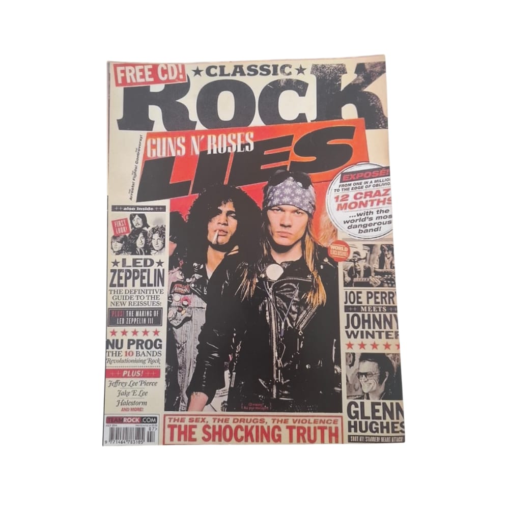 Póster de Guns N' Roses, portada estilo revista