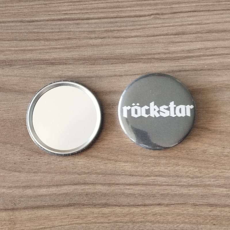 Chapa espejo Rockstar