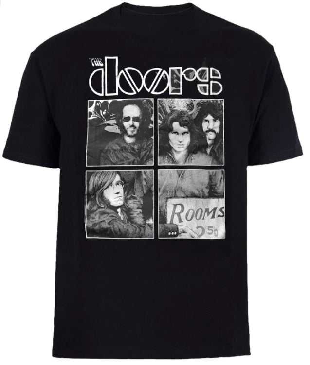 Polera de The Doors, Morrison Hotel, estampado en la espalda