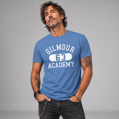 Modelo con la polera de David Gilmour de Poleras de Rock