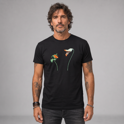 Modelo con la polera de Pink Floyd Empty Spaces de Poleras de Rock