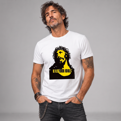 Modelo con la polera de Axl Rose Kill Your Idols de Poleras de Rock