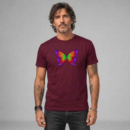 Modelo con la polera de Nick Mason Pink Floyd Pompeii de Poleras de Rock