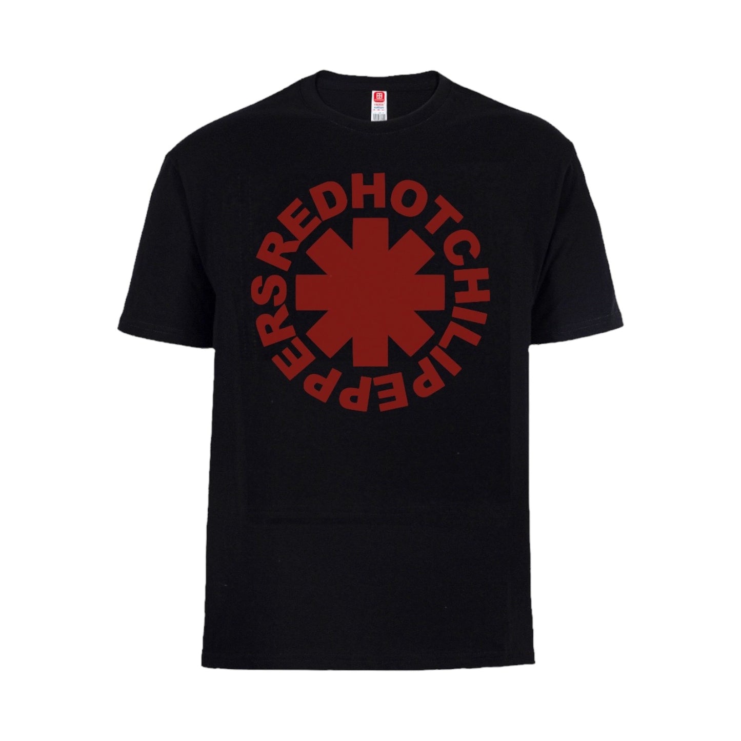 Polera Red Hot Chili Peppers Logo Rojo (Negra)