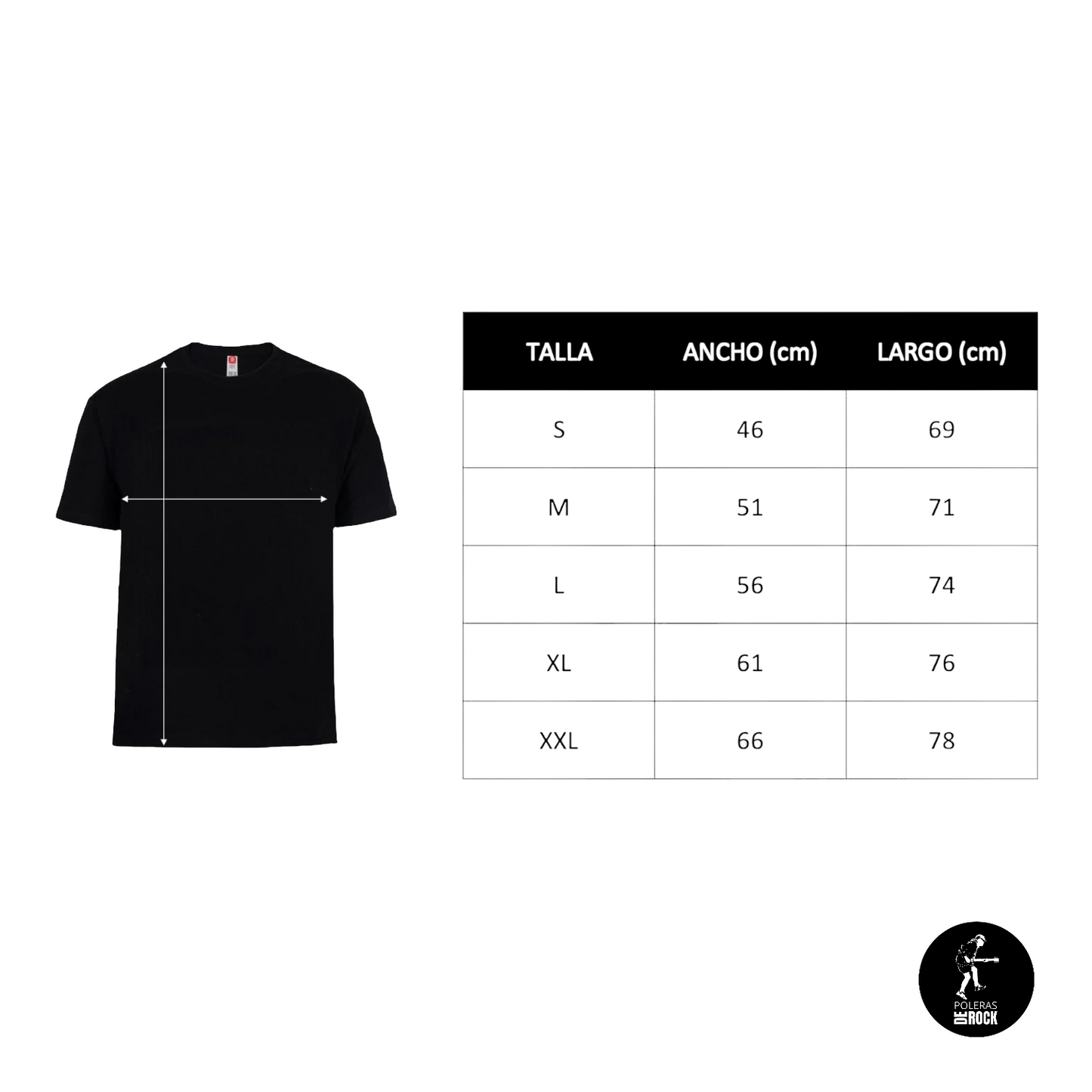 Polera Rush (Negra)