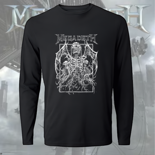 Megadeth ( Ilustración pecho Manga Larga )