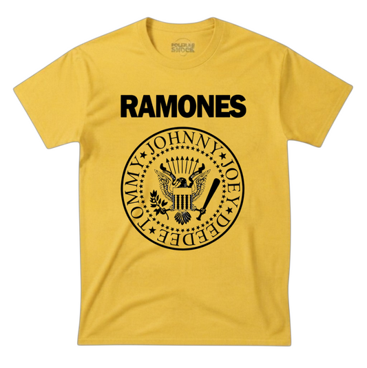 The Ramones Logo Negro (Amarilla)