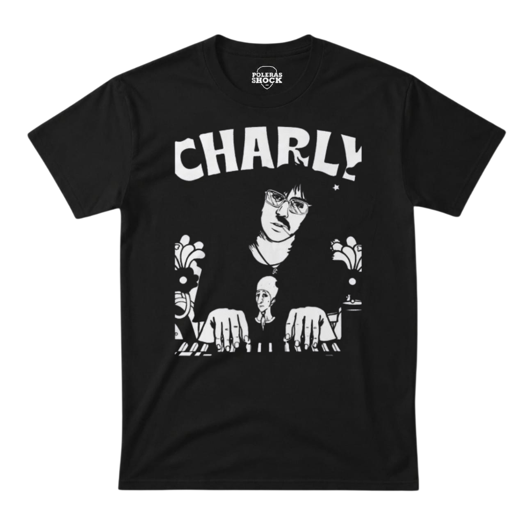 Polera MC Negra Charly García
